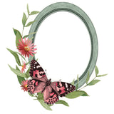 Simple Vintage Meadow Flowers Chipboard, Frames