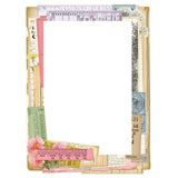 Simple Vintage Meadow Flowers Chipboard, Frames