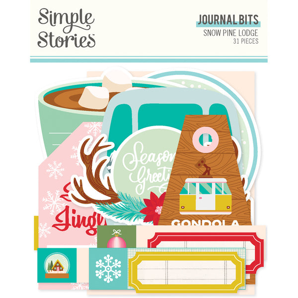 Simple Stories, Snow Pine Lodge, Bits & Pieces Journal (#23119)