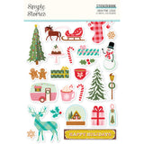 Simple Stories, Sticker Book 12/Sheets, Snow Pine Lodge