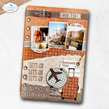 Elizabeth Craft Metal Dies, Everyday Memories by Annette Green, Rounded Travel Page (2356)