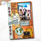 Elizabeth Craft Metal Dies, Everyday Memories by Annette Green, Rounded Travel Page (2356)