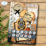 Elizabeth Craft Metal Dies, Everyday Memories by Annette Green, Rounded Travel Page (2356)