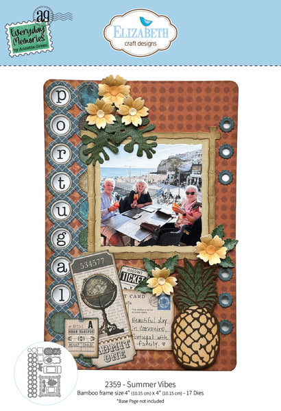 Elizabeth Craft Metal Dies, Everyday Memories by Annette Green, Summer Vibes (2359)