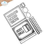 Elizabeth Craft Metal Dies, Everyday Memories by Annette Green, Pocket Page Inserts 3 (2360)