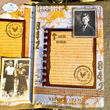 Elizabeth Craft Metal Dies, Art Journal Specials by Devid Roodenburg, Notebook Fragments (2368)