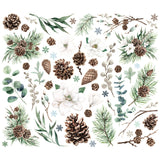 Simple Stories, Simple Vintage Fresh Snow, Bits & Pieces Floral