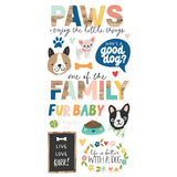 Simple Stories, Fur Baby Dog Foam Stickers, 37/Pkg