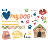 Simple Stories, Simple Pages, Page Pieces, Fur Baby, Dog (#24012)