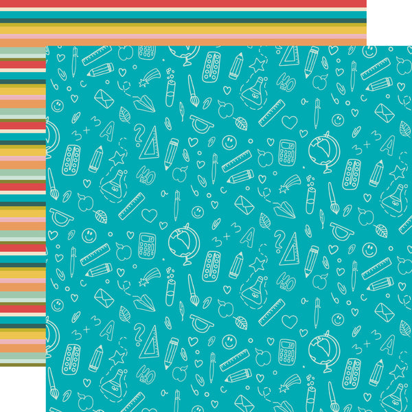 Simple Stories, Book Fair Double-Sided Cardstock 12"X12", Dream Big (#24608)