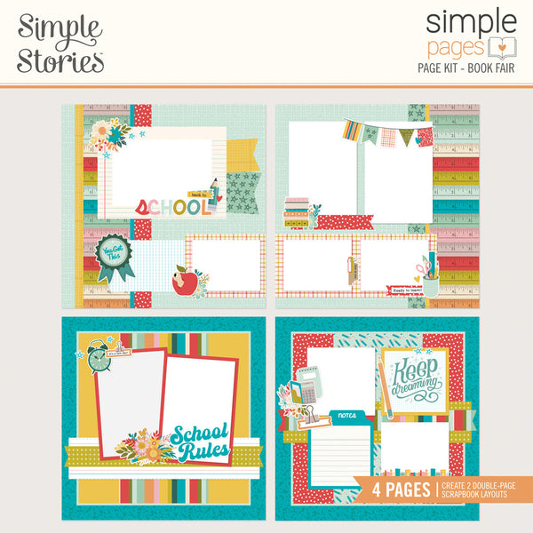 Simple Stories Simple Pages Page Kit, Book Fair (#24627)