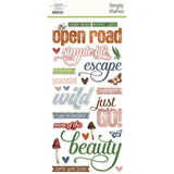 Simple Stories, Simple Vintage Woodlands Foam Stickers, 52/Pkg (24729)