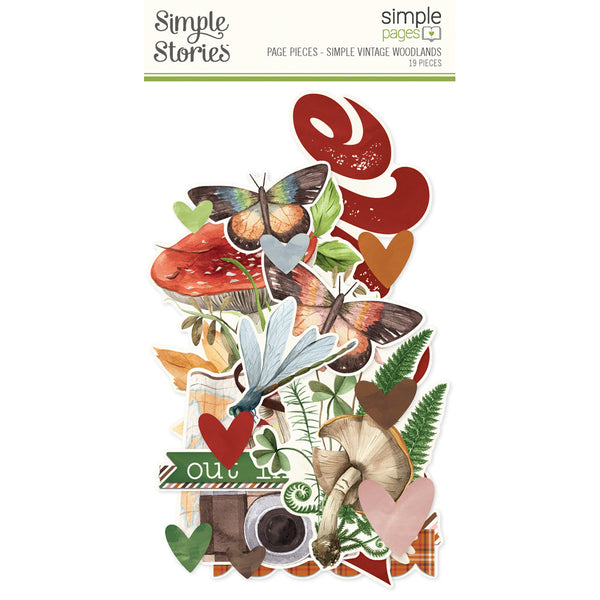 Simple Stories, Simple Page Pieces, Simple Vintage Woodlands (24733)