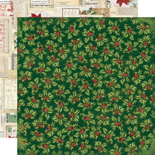 Simple Stories, Simple Vintage Believe Double-Sided Cardstock 12"X12", Holiday Traditions (#25508)