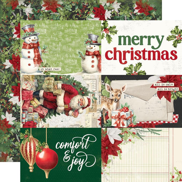 Simple Stories, Simple Vintage Believe Double-Sided Cardstock 12"X12", 4X6 Elements (#25514)