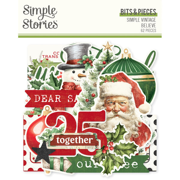 Simple Stories, Bits & Pieces, Simple Vintage Believe (#25525)