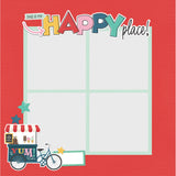 Simple Stories, Simple Pages Page Pieces, Say Cheese Happiest Place (26234)