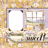 Simple Stories, Simple Pages Page Kit, Simple Vintage, Lavender Fields
