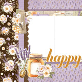 Simple Stories, Simple Pages Page Kit, Simple Vintage, Lavender Fields