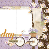 Simple Stories, Simple Pages Page Kit, Simple Vintage, Lavender Fields