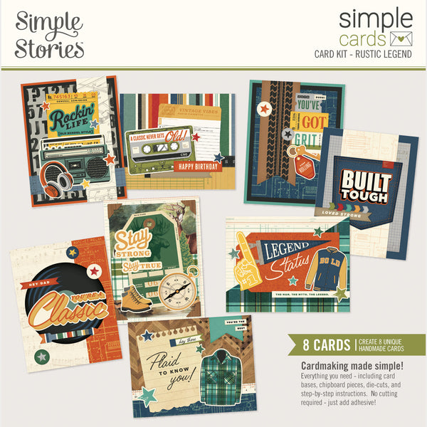 Simple Stories, Simple Cards Card Kit, Rustic Legend