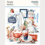 Simple Stories Bits & Pieces Die Cuts, Simple Vintage Sand & Sea (26926)