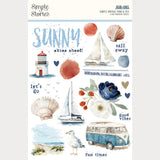 Simple Stories Rub Ons, Simple Vintage Sand & Sea (26929)
