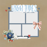 Simple Stories Simple Page Pieces Die Cuts, Simple Vintage Sand & Sea (26933)