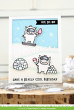 Lawn Fawn, Stamps & Dies Bundle, Yeti or Not (LF2027 & LF2028)