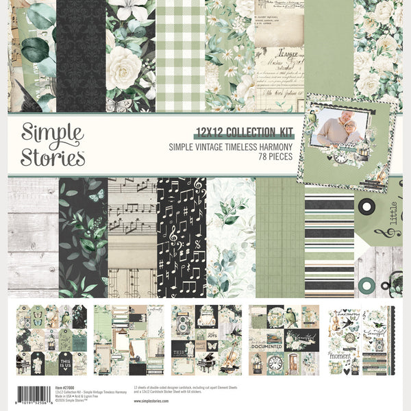 Simple Stories Simple Cards Card Kit, Simple Vintage Timeless Harmony (27035)