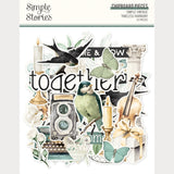 Simple Stories Chipboard Stickers 12"X12", Simple Vintage Timeless Harmony (27025)
