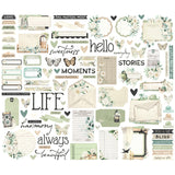 Simple Stoires Journal Bits & Pieces Die Cuts, Simple Vintage Timeless Harmony (27027)