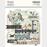 Simple Stoires Journal Bits & Pieces Die Cuts, Simple Vintage Timeless Harmony (27027)