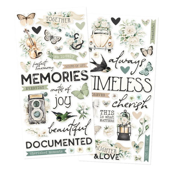 Simple Stories Foam Stickers, Simple Vintage Timeless Harmony (27030)
