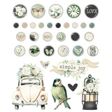 Simple Stories Adhesive Brads, Simple Vintage Timeless Harmony (27031)