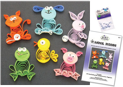 Quilled Creations, Quilling Kit, Animal Buddies (273)