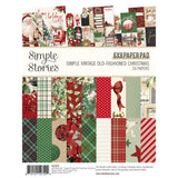 Simple Stories Paper Pad 6"X8", Simple Vintage Old-Fashioned Christmas (27623)
