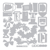 Sizzix Thinlits Dies By Tim Holtz 26/Pkg, Vault Yuletide Harvey (667255)