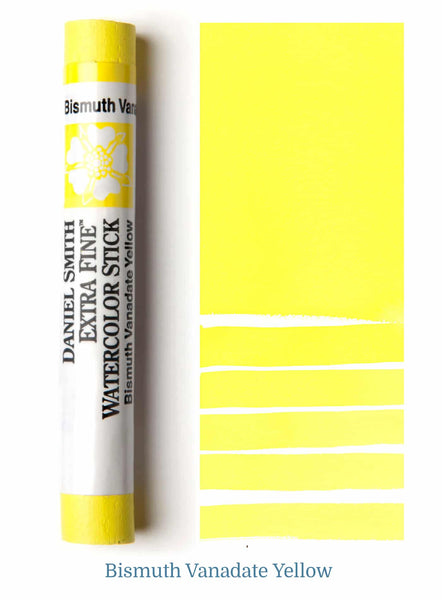 Daniel Smith, Pure Pigment (No Wax), Watercolor Stick, Bismuth Vanadate Yellow