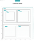 Studio Light, Cutting Dies, Folded Card Square Essentials 270x135x1mm 9 PC (SL-ES-CD437)
