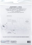 49 And Market, Create-An-Album Foundation Inserts, 6"x8" Assortment #1, White (CAA-32819)