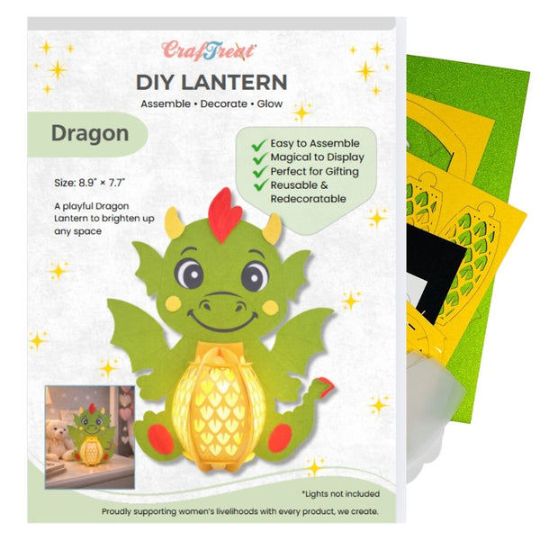 CrafTreat DIY Paper Lanterns, Dragon
