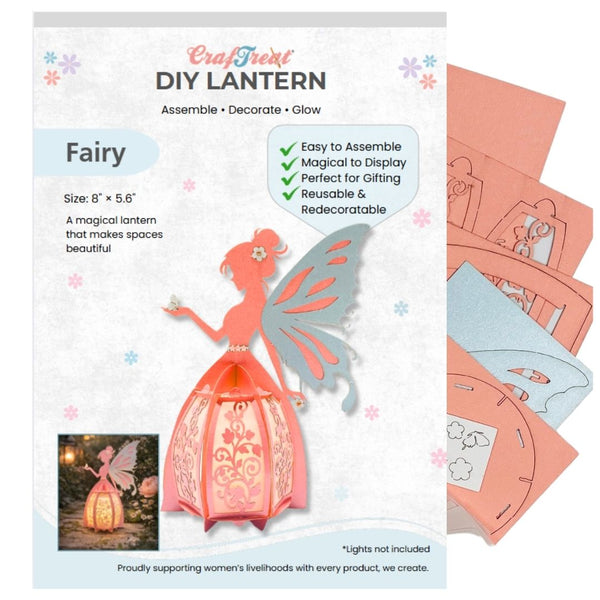 CrafTreat DIY Paper Lanterns, Fairy