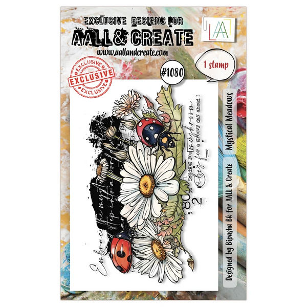 AALL & Create, #1080, Mystical Meadows, A7 Clear Stamp, Designed by Janet Klein
