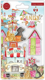 Craft Consortium, Sunday Paws, Clear Stamp, Ice Cream (CCSTMP065)