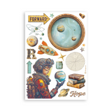 Stamperia, A5 Washi Pad 8/Pkg, A new Beginning (SBW31)