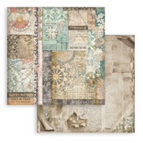 Stamperia, Backgrounds Double-Sided Paper Pad 12"x12" 10/Pkg, Gardens of Time (SBBL186)