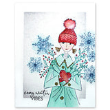 Penny Black Clear Stamps 4"X6", Snow Bouquet (31-020)