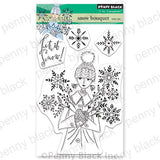 Penny Black Clear Stamps 4"X6", Snow Bouquet (31-020)