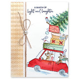 Penny Black Clear Stamps 4"X6", Merrily (31-021)